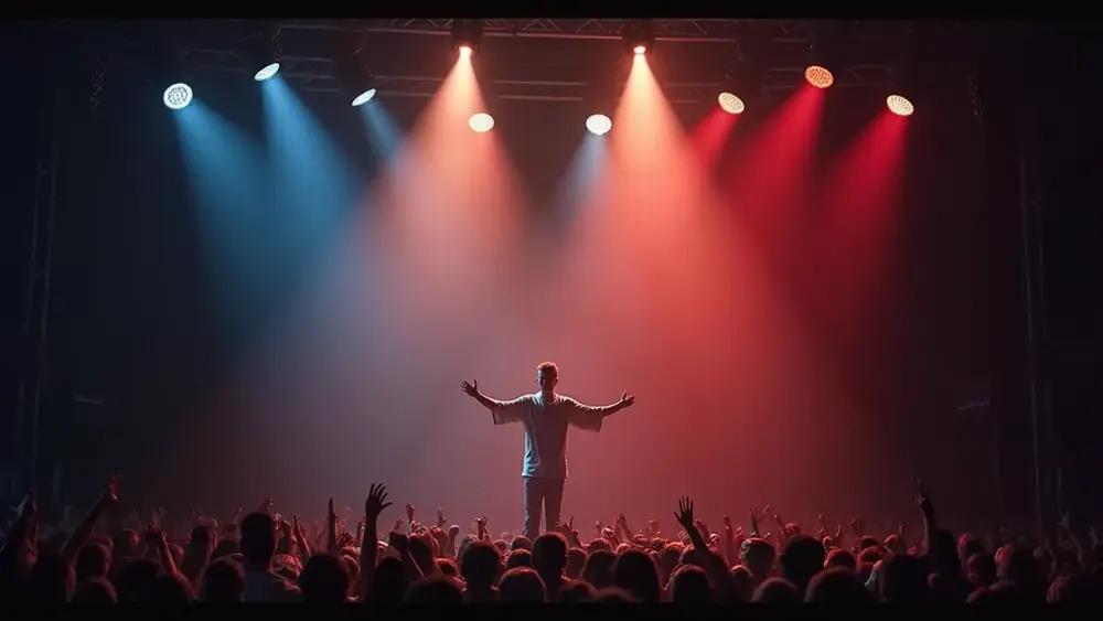 Como os filmes de shows ao vivo são gravados e produzidos